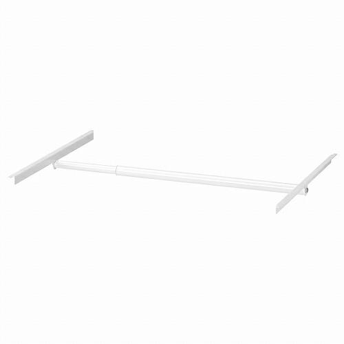 IKEA 調節可能ハンガーレール ホワイト 白 46-82cm m20431287 JONAXEL ...