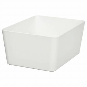 イケア（IKEA） メッシュバスケット かご ホワイト 白 60x40x15cm
