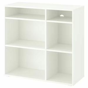 IKEA イケア シェルフユニット 棚板4枚付 ホワイト 白 95x37x90cm m30483290 VIHALS ヴィーハルス