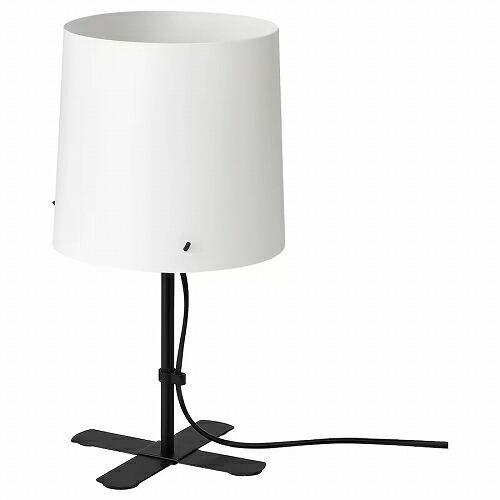 IKEA イケア テーブルランプ ブラック ホワイト 31cm m30504565 BARLAST ...