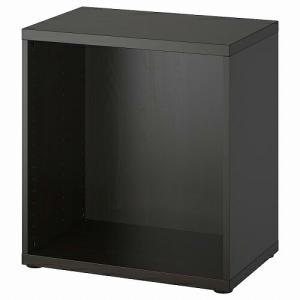 イケア（IKEA） キャビネット 扉付 ブラック メッシュ 80x83cm
