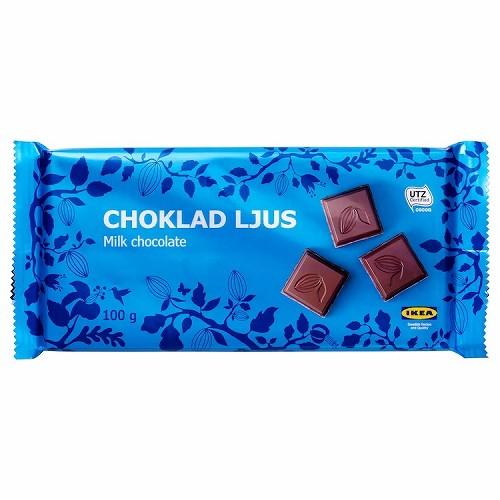IKEA イケア ミルクチョコレート m40293925 CHOKLAD LJUS ショクラード・ユ...