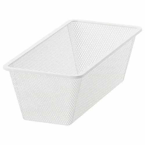 IKEA イケア メッシュバスケット ホワイト 25x51x15cm m40431309 JONAX...