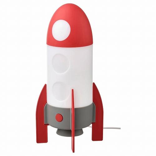 IKEA イケア LEDテーブルランプ ロケット マルチカラー m40555234 AFTONSPA...