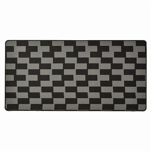IKEA イケア ゲーミングマウスパッド ブラック グレー 模様入り 40x80cm m405695...