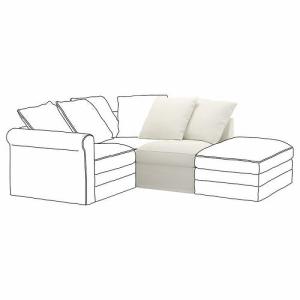 IKEA イケア カバー 1人掛けソファセクション用 インセロス ホワイト m50500868 GRONLID グローンリード｜clair-kobe