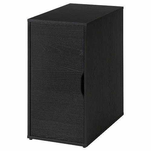 IKEA イケア 収納ユニット ブラック 黒 ブラウン 36x70cm m50563766 ALEX...