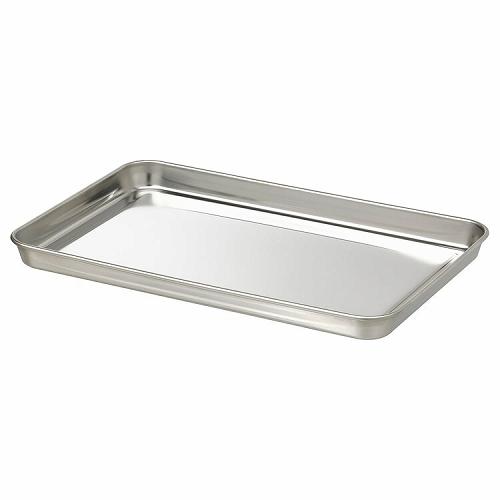 IKEA サービングトレイ ステンレススチール 30x20cm m50564742 GRILLTID...