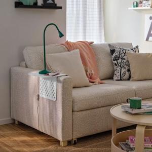 IKEA イケア アームレストトレイ ホワイト...の詳細画像1