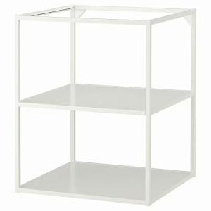 IKEA JONAXEL ヨナクセル シェルフユニット 棚 ラック JONAXEL ヨナクセル シェルフユニット, ホワイト, 50x51x70 cm - IKEA