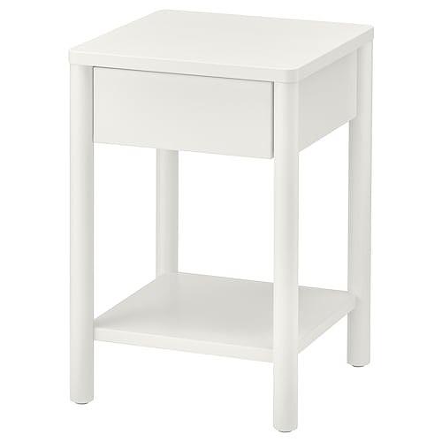 IKEA イケア サイドテーブル オフホワイト 40x40x59cm m60510008 TONST...
