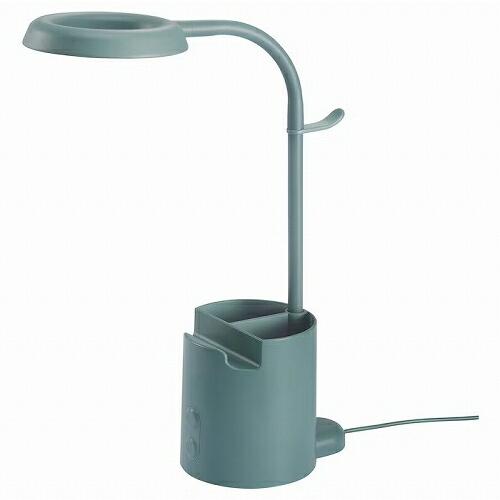 IKEA LEDワークランプ 収納付き 調光可能 ターコイズ m60550985 BRUNBAGE ...