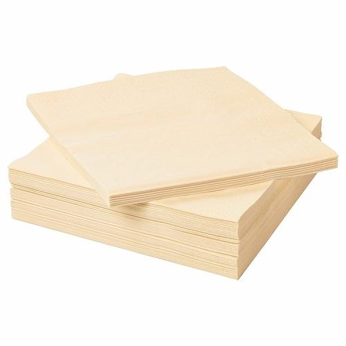 IKEA イケア 紙ナプキン オフホワイト 40x40cm 50ピース m60553564 FANT...