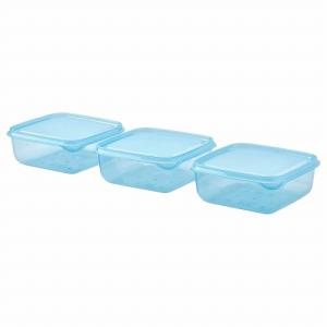 イケア（IKEA） 乾燥食品用容器 ふた付き 6個セット 透明 m70599415