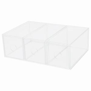 IKEA イケア メイク用品収納 引き出し3個付き 8.5x17cm m80521925 MOJAN モヤン｜clair-kobe