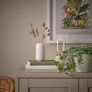 IKEA イケア 花瓶 ホワイト 12cm m...の詳細画像1