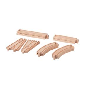 イケア（IKEA） 木製電車セット 木のおもちゃ 知育玩具