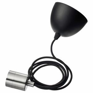 イケア（IKEA） ペンダントランプ ブラック 黒 19cm n10397397 SKURUP