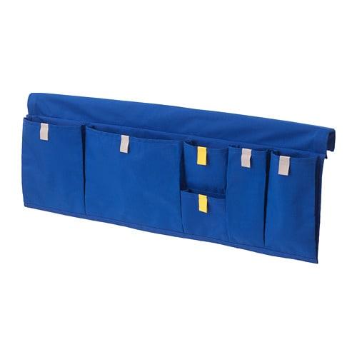 IKEA ベッドポケット ブルー 75x27cm n40421391 MOJLIGHET モイリヘー...