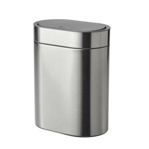 IKEA イケア BROGRUND ブログルンド タッチ式ゴミ箱 4L ステンレススチール n40433365｜clair-kobe
