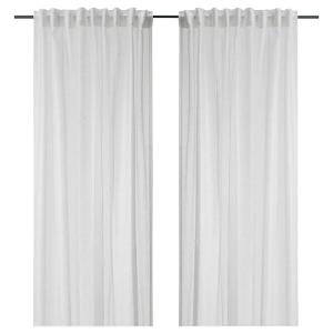 イケア（IKEA） LILL リル レースカーテン 1組280x250 cm ホワイト