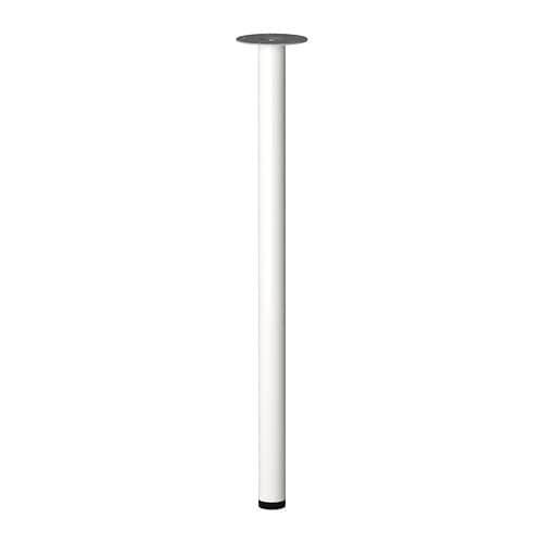 IKEA イケア 脚 1本 ホワイト 白 n80217977 ADILS オディリス