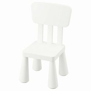 IKEA イケア 子ども用チェア 室内 屋外用 ホワイト 白 n90365364 MAMMUT マンムット｜clair-kobe