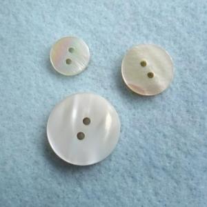 白貝ボタン(○) 20mm