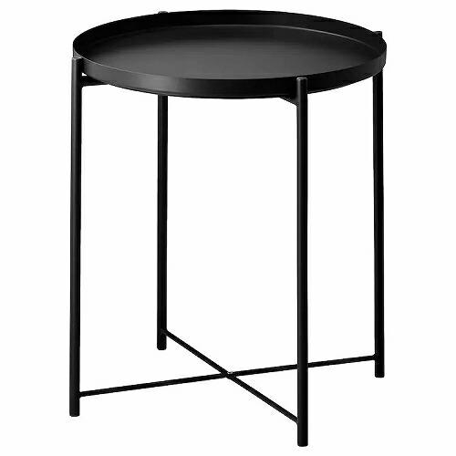 IKEA トレイテーブル ブラック 黒 z00411997 GLADOM グラドム イケア