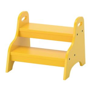 IKEA イケア 子供用ステップスツール イエロー 黄 40x38x33cm