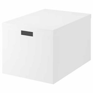 IKEA イケア 収納ボックス ふた付き ホワイト 白 35x50x30cm z40374356 TJENA ティエナ｜株式会社 クレール