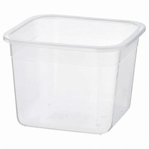 IKEA イケア 保存容器のみ 正方形 プラスチック 1.4L 15x15x11cm z703591...