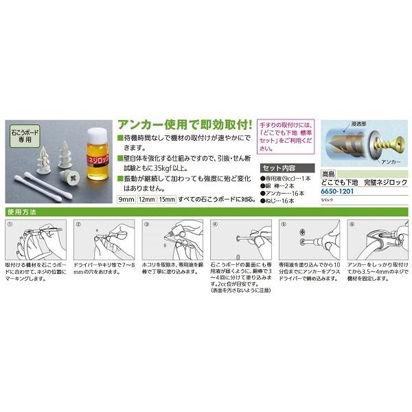 リフォーム商品 高島 どこでも下地 完璧ネジロック