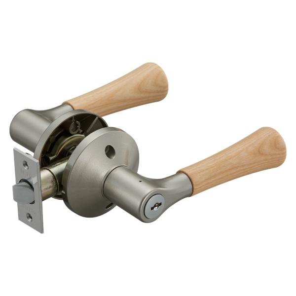 兼用取替ＢＦレバー鍵付錠　木製, ＥＬ５０６０−３５ＭＷ−ＮＳＮＣ　　Ｎシルバー＋Ｎクリア, 012...