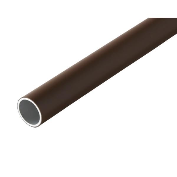 ストレートＥＺレール　ＥＺ−０２ＣＯ, ココア　３６アルミ樹脂巻手すり棒　４ｍ, 019-1602