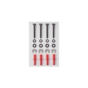 リフォーム用品 マツ六 フリーRレールBP式支柱用アンカーセット BJM-55BD ダークブロンズ ...