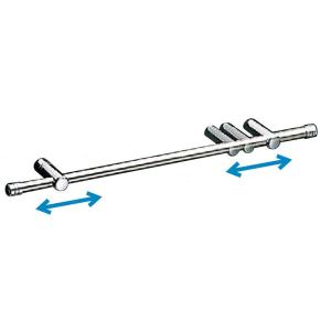 フリーピッチタオル掛 BT-53 サイズ：400mm / 1本入り 52625521 シロクマ