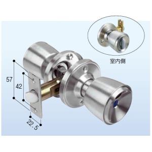 ハイス両玉 WC錠 ステンレス / 1セット入り バックセット：60mm 18949906 川口技研