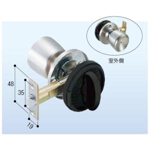 ハイス戸襖錠 / 1セット入り バックセット：65mm 18949604 川口技研
