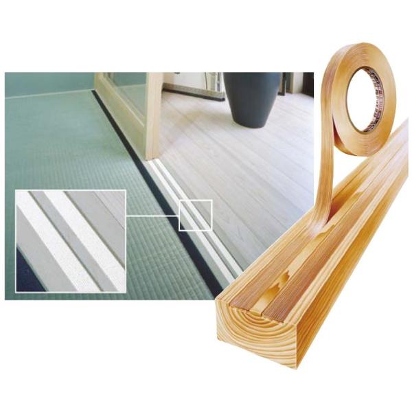 敷居すべり HiDX型 W：21mm × 20m / 1巻 色：ホワイト 断面形状：D 189603...