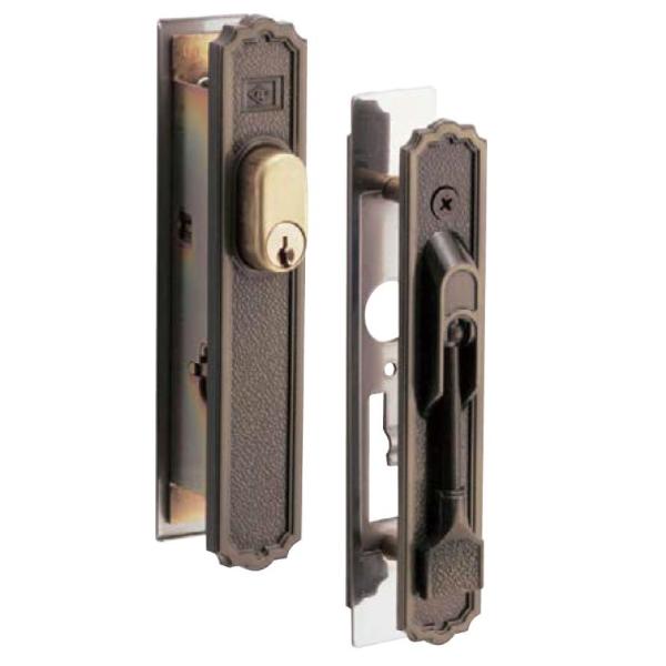 引戸用取替錠A4056 / 1セット入り 色：ブラウン 12536602 アルファ