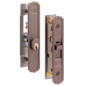 引戸用取替錠K4056 / 1セット入り 色：ブラウン 12536204 アルファ