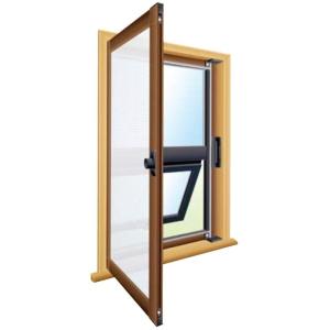 OK内開きアミド サイズ：S / UB-056 色：ブロンズ 未組立品 18949066 川口技研