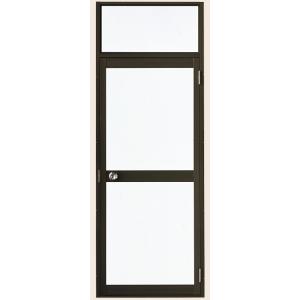 ロンカラーガラスドア 半外付型 ランマ付き 07822 W : 785mm × H : 2,231m...