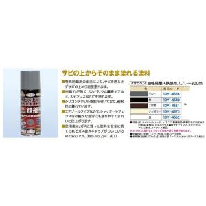 リフォーム用品 アサヒペン 油性高耐久鉄部用スプレー 300ML コゲ茶 10914551