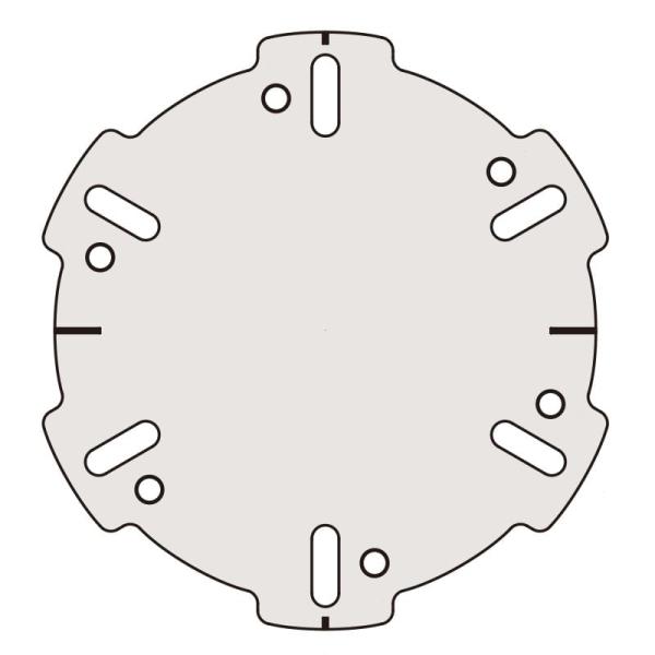 大建工業　床付け手摺用支柱, ＭＥ５４３７−１ＺＴ　畳取付セット, 115-0352