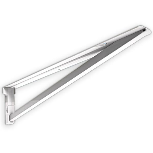 ＳＰＧ　ＳＵＳ棚柱用背面ブラケット, ＬＳ−７５１Ｗ　ホワイト, 119-0155