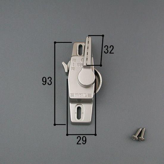 三協 アルミ 旧立山 アルミ 窓・サッシ 部品:引違い窓:クレセント（左勝手）:クレセント(1H05...