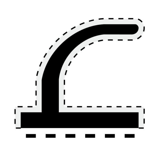 植毛加工ピンチブロック, ＃７−Ｒ　茶　２ｍ, 219-0845