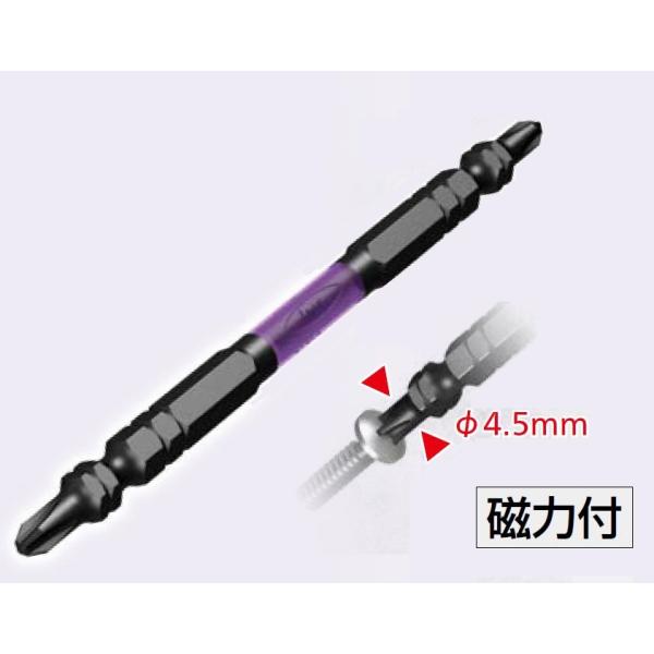 黒龍靭ビット スリムタイプ サイズ：2×65 / 1パック(2本)入り 22833145 ANEX